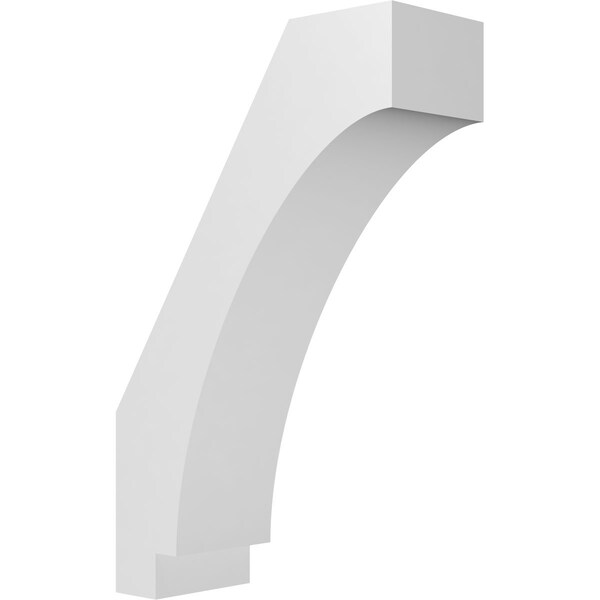 Ekena Millwork 5 1/2-in. W x 14-in. D x 22-in. H Imperial Architectural Grade PVC Knee Brace BRCP055X14X22IMP - main